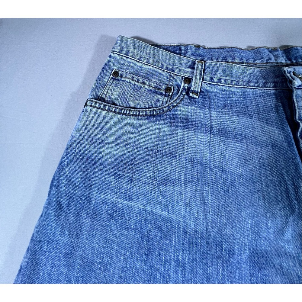 Wrangler Premium Quality Relaxed Fit Blue Jeans Men's 42x30 Light Wash - Picture 9 of 16